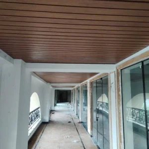 Balcony linear ceiling