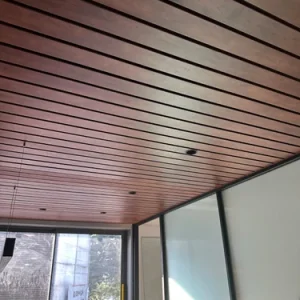 Linear Grooved Ceiling