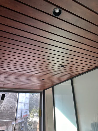 Linear Grooved Ceiling