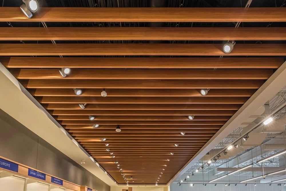 Modern Baffle Ceiling Design - Image 5