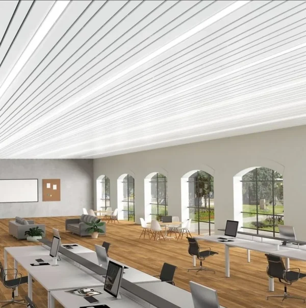 Multi R Linear Ceiling – vindsil architectural