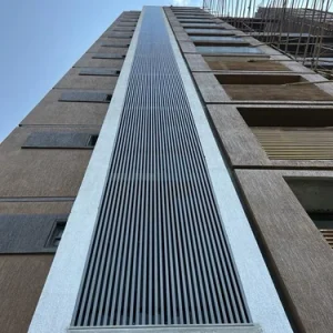 Residential U Shape Aluminium Louvers