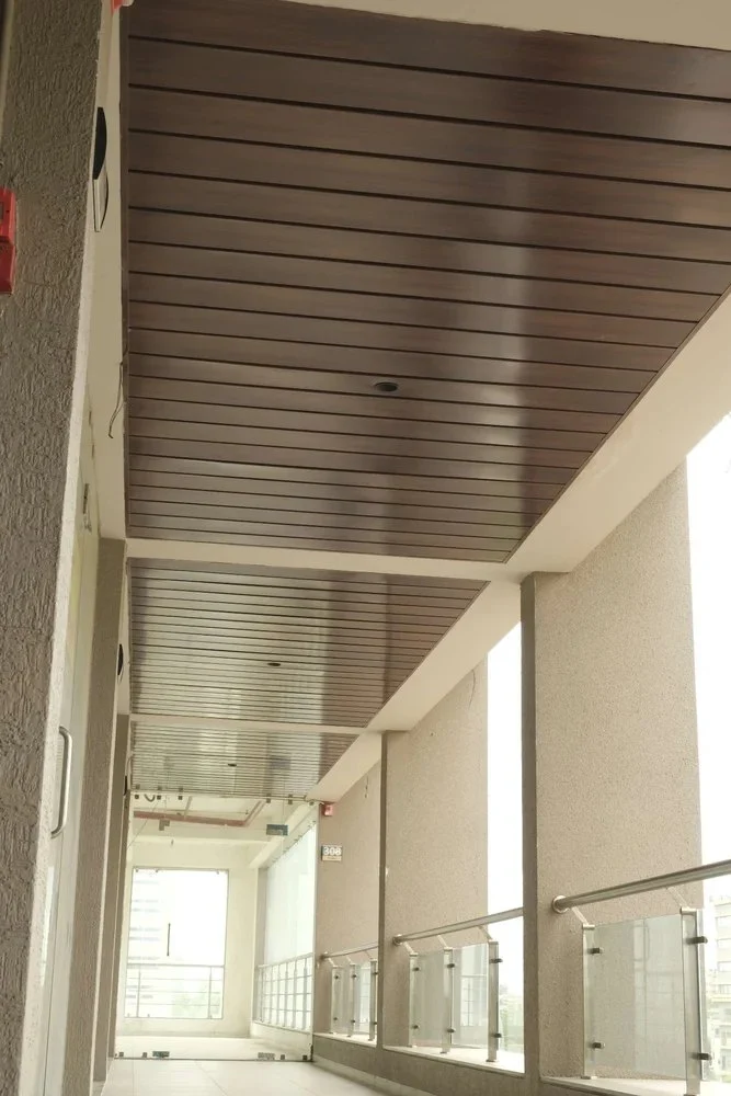 Hall Wooden False Ceiling - Image 3