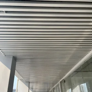 Metal Cladding - 50 X 50 Baffle Type Aluminium / GI